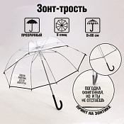 Зонт женский "Погодка", трость, механика 85х8,5см