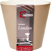 "London" Горшок для цветов d=16см 1,6л, цв.молочный шоколад