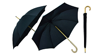 "Rain" Зонт мужской, трость, черный