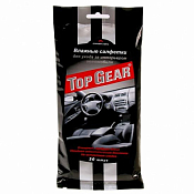 "Top Gear" Влажные салфетки для салона автомобиля 30шт.