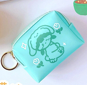Брелок-кошелек "Baby bunny flower" 5х9х7,5см, цв.зеленый