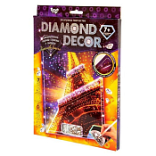 "Diamond" Алмазная мозаика "Эйфелева башня" 29,5х21,5см