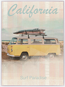Декор. изобр. "California. Surf Paradise " 45х60х2,5см