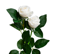 Цветок искусственный "Роза пионовидная", h 38см, цв.белый