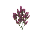 Цветок искусственный "Хмель" 30см, цв.розовый
