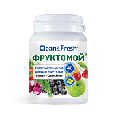 "Clean&Fresh" Таблетки для мытья овощей и фруктов "Фруктомой" 40шт.