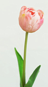 Цветок искусственный "Тюльпан", h 45см, цв.розовый