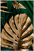 Декор. изобр. "Золотая пальмовая ветка II" 40х60х1,8см
