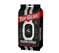 "Top Gear" Влажные полотенца для автомобиля с защитным клапаном 60шт.