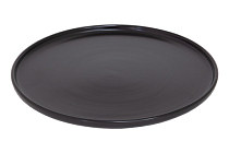 "Black&White" Тарелка 22,8х1,3см, круглая, цв.черный