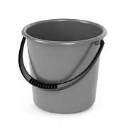 Ведро "Эконом" 5л, 23х22х20см, цв.серый