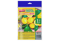 "AVIKOMP" Скатерть одноразовая "Лимоны" ПСД, 110х150см