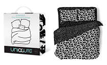 "Uniqcute" Комплект постельного белья "Cats" евро, 50х70см, цв.черно-белый, поплин