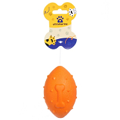 Игрушка-зубочистка для собак "Сырик для Бро" 10см, цв.оранжевый