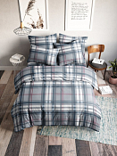 "Веселина" Комплект постельного белья "Клетка" евро, 50х70см, бязь
