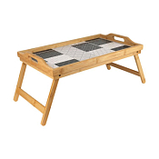 Столик в постель 50х30х6см, бамбук