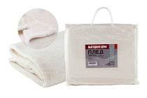 Плед "Овечка" 120х150см, пл.240, цв. белый