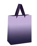 Пакет бумажный "Duotone. Purple gradient" 11х14х6,5см
