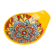 "Arabesque" Yellow" Оливница с ручкой 12х10х3см