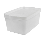 "Keeplex" Ящик для хранения "Trendy" с крышкой 7,5л, 32х21,1х14,1см, цв.матовый кристалл