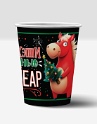 "Красная лошадь" Набор бум.стаканов 6шт 250мл