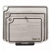 "COMPOSE EAT" Elegance" Набор разделочных досок 3шт. цв.белое дерево