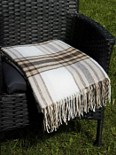 Плед "Palermo" 140х200см, бел.пес.каст