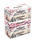 "INSHIRO"SilkFlower" Салфетки бумажные двухслойные "Комфорт" 200шт.