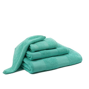 Полотенце махровое "Василиса "Конфетти" 70х130см, цв.бирюзовый, пл.380