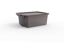 Контейнер для хранения "Porter" 14л, 42,8х31,5х17,5см, цв.грозовое небо