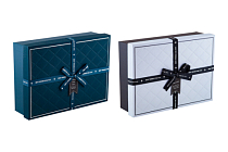 Коробка подарочная "Blue diamond" 26х19х8см, 2цв.