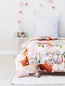 "Василек" Комплект постельного белья "Олененок" 1,5сп, 70х70см, поплин