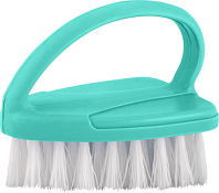 Щетка утюжок "Disco" 7х7,5см, цв.аквамарин