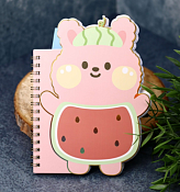 Блокнот "Watermelon bunny" 18х13см