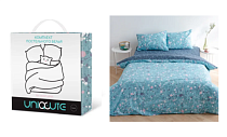 "Uniqcute Комплект постельного белья "Конфетти" 2сп, 50х70см, цв.бирюзовый, поплин