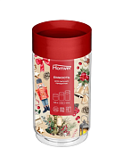 Емкость для сыпучих продуктов 1л, цв.красный