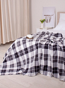 Плед "London" 170х200см, цв.светло-серый флис