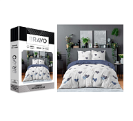 Комплект постельного белья Браво "Лилль" 2сп с евро-простыней, 70х70см, поплин