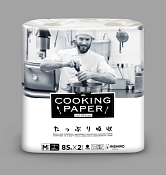 "INSHIRO"ShefCookingPaper" Полотенца бумажные двухслойные 2 рулона, 85 листов