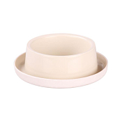 "ALTA" Миска для корма 16,5х5,5см, цв.слоновая кость