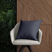 "Рогожка" Наволочка декоративная 40х40см, цв.индиго