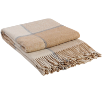 Плед "Эльф.OLIVER" 170х210см, бел-беж-сер