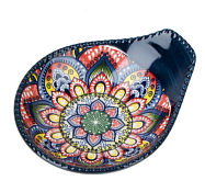 "Arabesque" Blue" Оливница с ручкой 12х10х3см