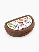 Бутербродница "Лапки" пластик 0,2л, 14х10х4см