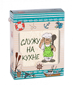 Полотенце кухонное "Служу на кухне" 40х70см, в п.у.