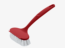 Щетка с длинной ручкой "Rimo" 5,3х10,5х25см, цв.красный