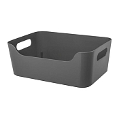 Корзина для хранения "Scandi" 4,6л, 27х19х10,5см, цв.серый