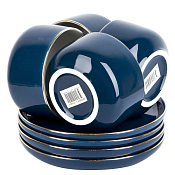 Чайный набор "Royal line. Midnight Blue" с ложками 8пр. 200мл