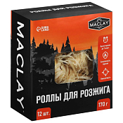 "Maclay" Роллы для розжига 12шт