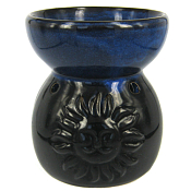 Аромалампа "Солнце" 12см, цв.синий